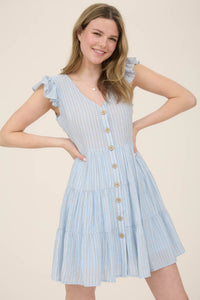 Sandy Shore Button Dress