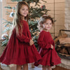 Girls Dotted Rib Organic Cotton Dress