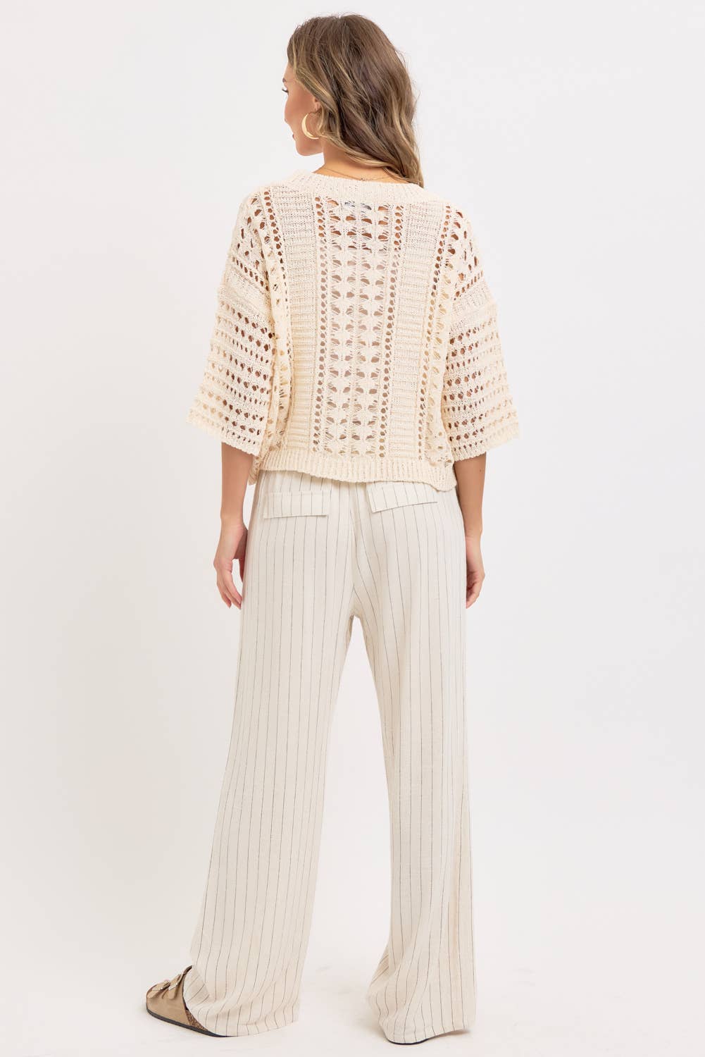 Resort Ready Striped Linen Pant
