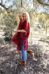 Pretty In Plaid Kimono