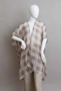 Pretty In Plaid Kimono