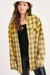 Good Vibes Flannel Shirt