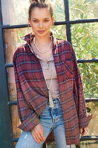 Good Vibes Flannel Shirt