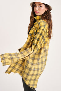 Good Vibes Flannel Shirt
