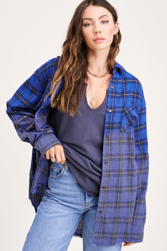 Good Vibes Flannel Shirt