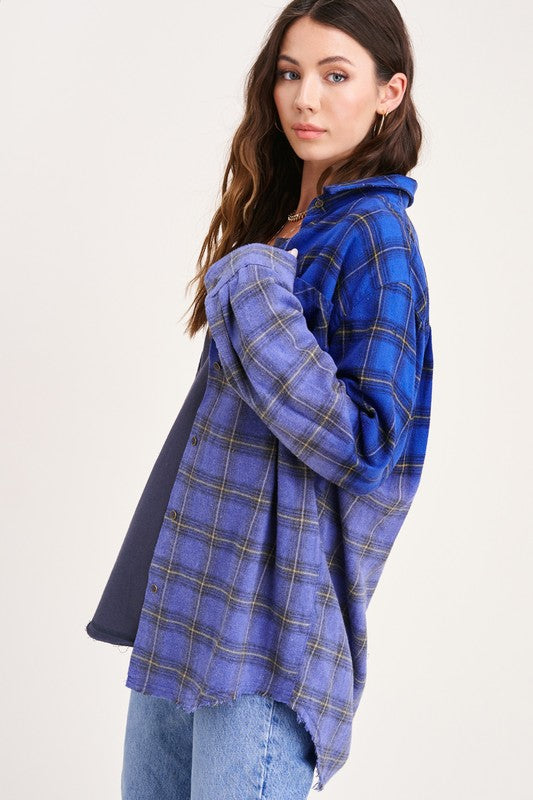Good Vibes Flannel Shirt