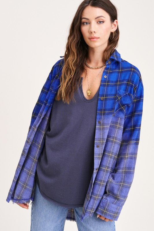Good Vibes Flannel Shirt