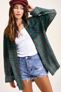 Good Vibes Flannel Shirt