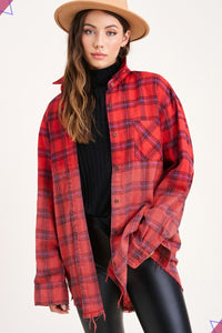 Good Vibes Flannel Shirt