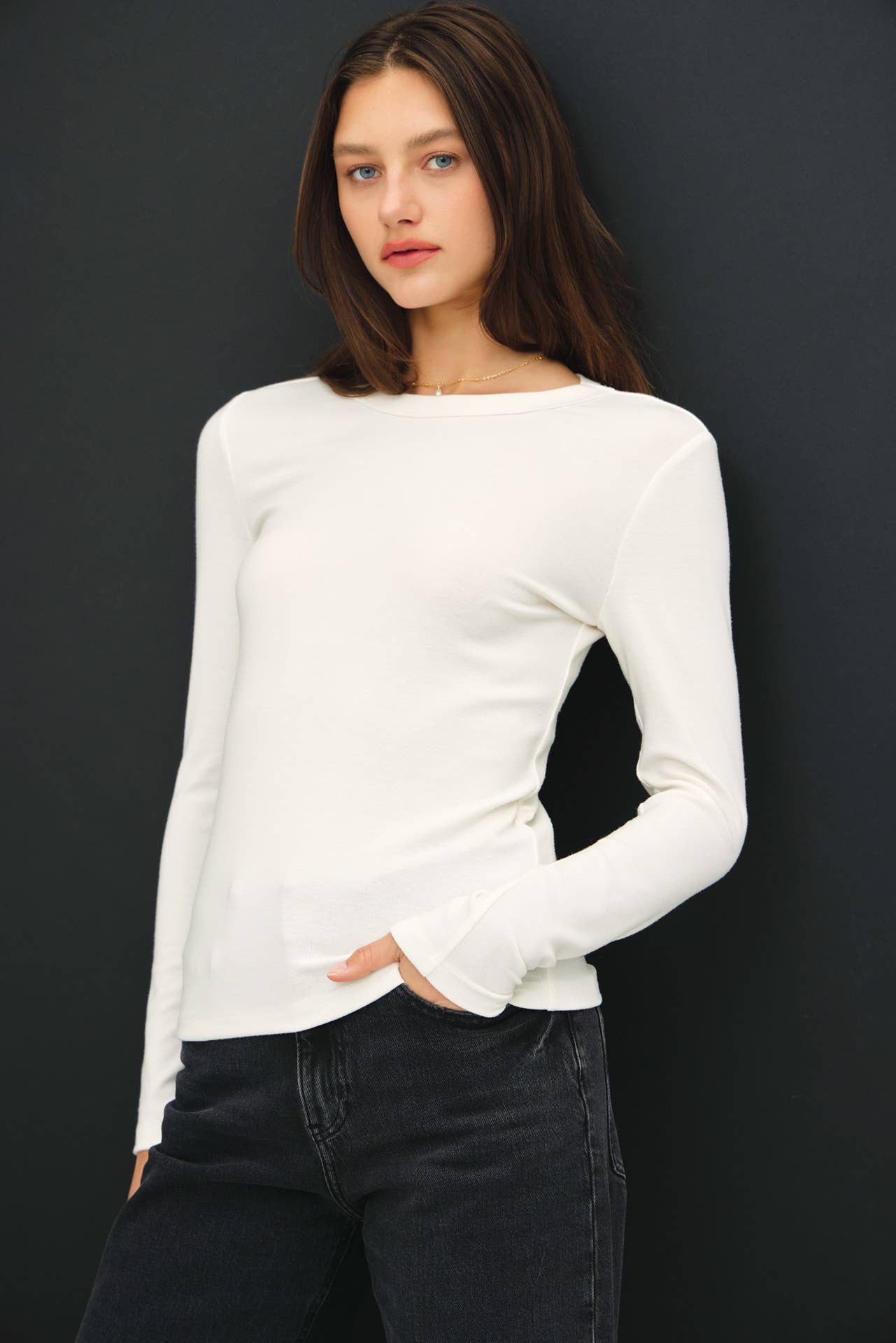 Ivory Essential Long Sleeve