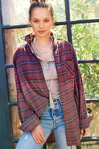 Good Vibes Flannel Shirt