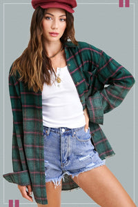 Good Vibes Flannel Shirt