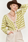 The Trend Pattern Sweater Cardigan
