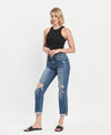 High Rise & High Standards  DOUBLE Cuffed Boyfriend Jean