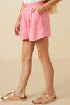 Thee Little Cherokee Linen Short