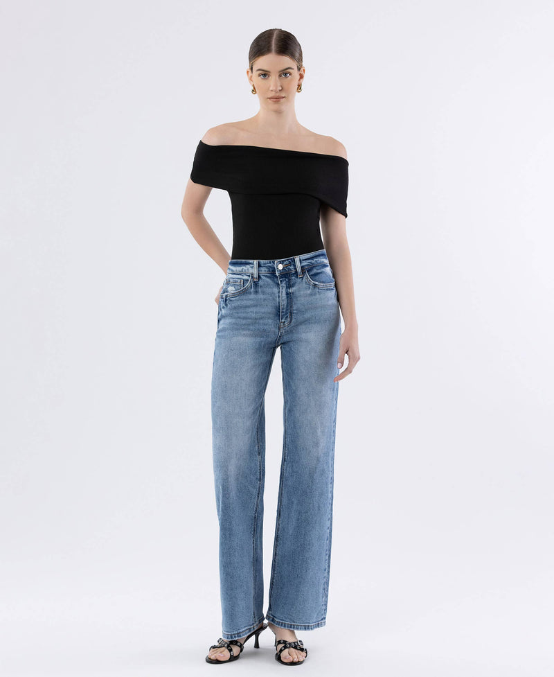 So 90's Super High Rise Wide Jean