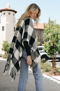 Be There Buffalo Tassel Poncho