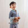 Boys Color Blocked Toddler Sweatshirt Set