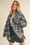 Hint Of Mint Flannel Shirt