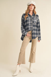 Hint Of Mint Flannel Shirt
