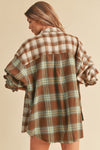 Hint Of Mint Flannel Shirt