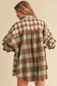 Hint Of Mint Flannel Shirt
