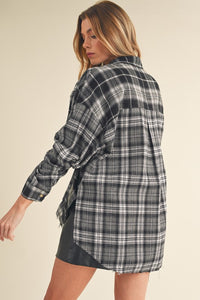 Hint Of Mint Flannel Shirt