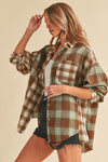 Hint Of Mint Flannel Shirt