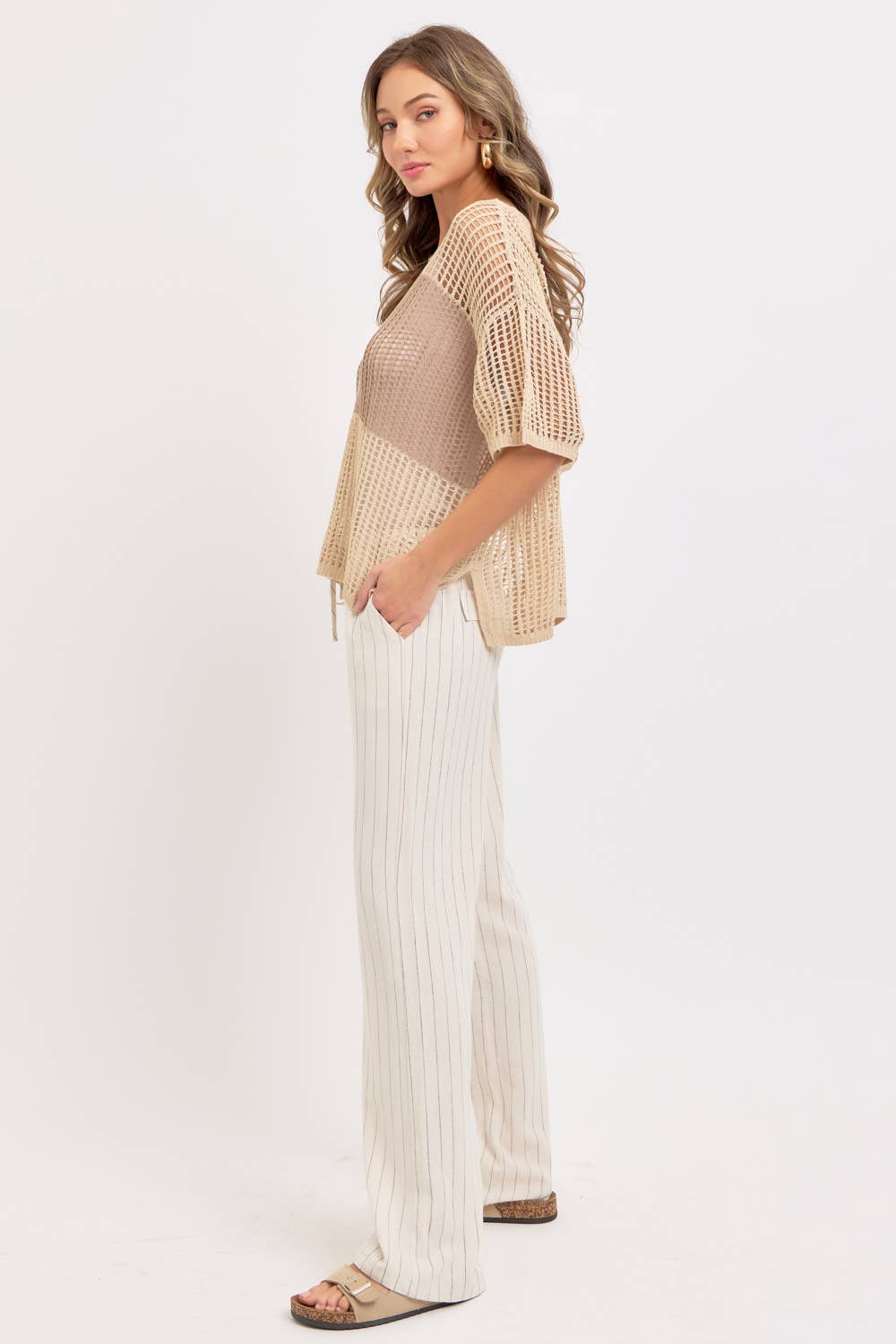 Resort Ready Striped Linen Pant