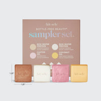 Kit-sch Bottle-Free Beauty 4pc Sampler Set
