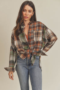 Hint Of Mint Flannel Shirt