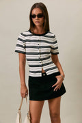 Monroe Stripe Knit Top