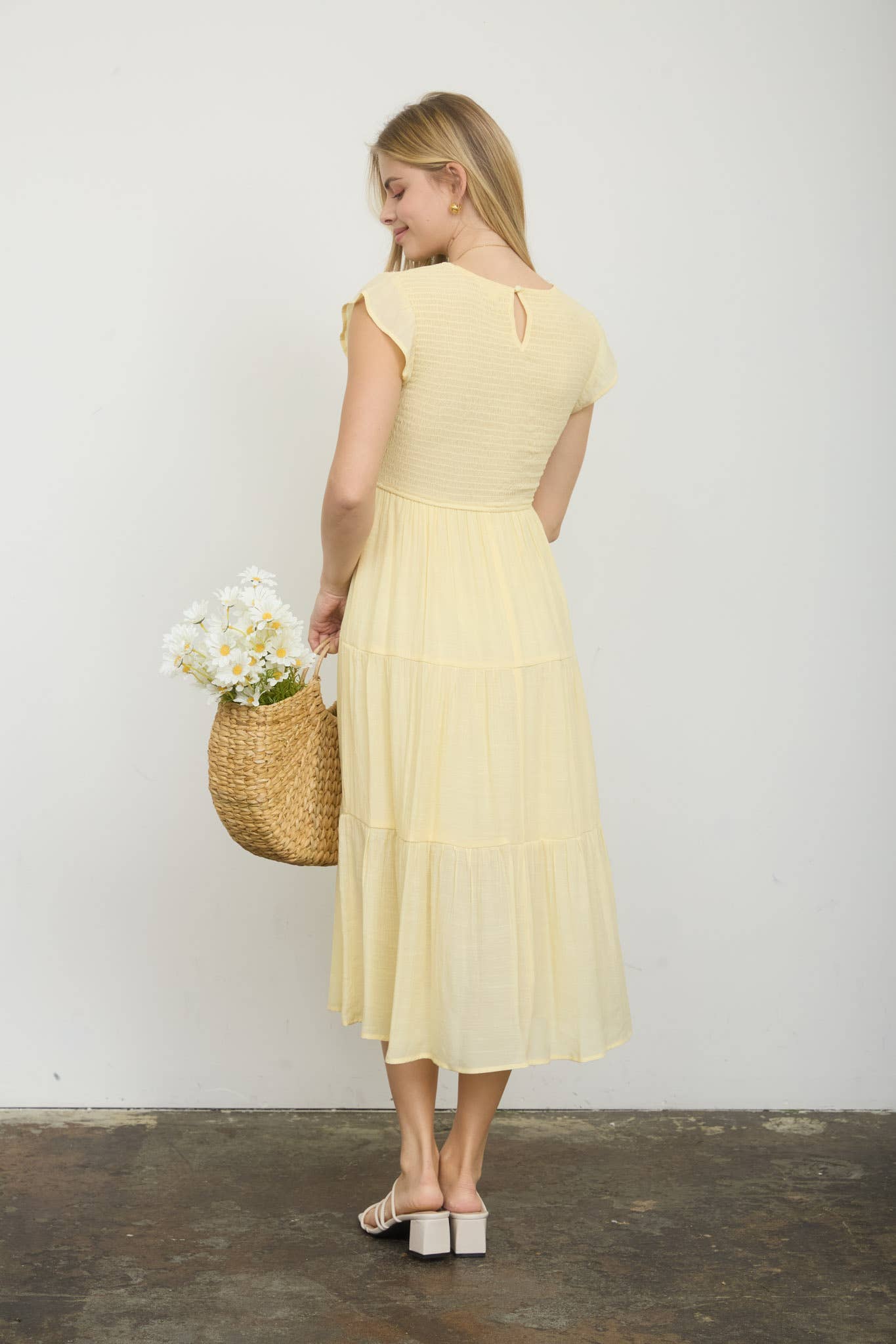 Walking On Sunshine Midi Dress