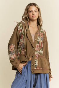 Vintage Inspired Floral Shacket