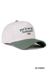 Put It On My Husband's Tab Two Tone Canvas Truck Hat