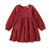 Girls Dotted Rib Organic Cotton Dress