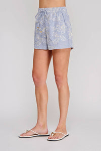 Blue Bell Embroidered Shorts
