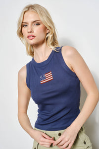 Beaded Flag Tank