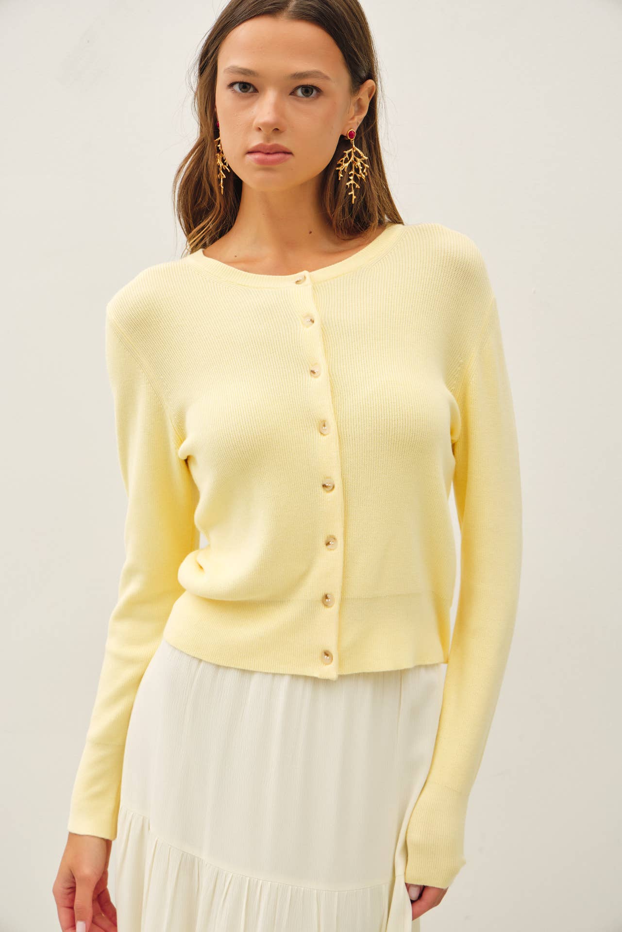 The Spring Glow Ribbed Cardigan