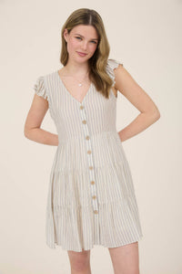 Sandy Shore Button Dress