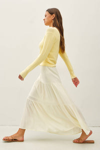 The Spring Glow Ribbed Cardigan