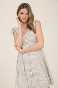 Sandy Shore Button Dress