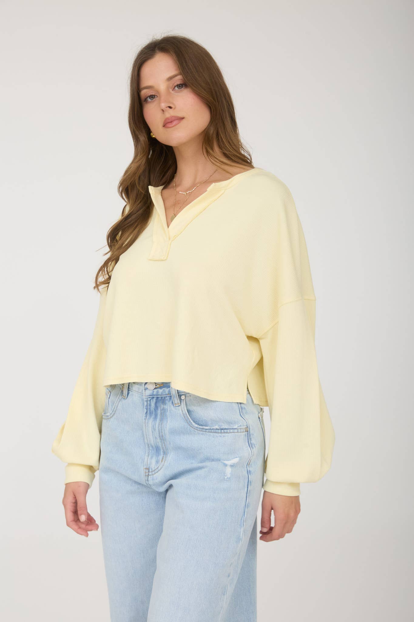 Lemonade Cropped Long Sleeve