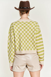 The Trend Pattern Sweater Cardigan