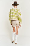 The Trend Pattern Sweater Cardigan