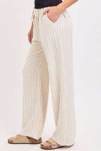 Resort Ready Striped Linen Pant
