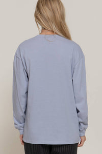 Long Sleeve Round Neck Cotton