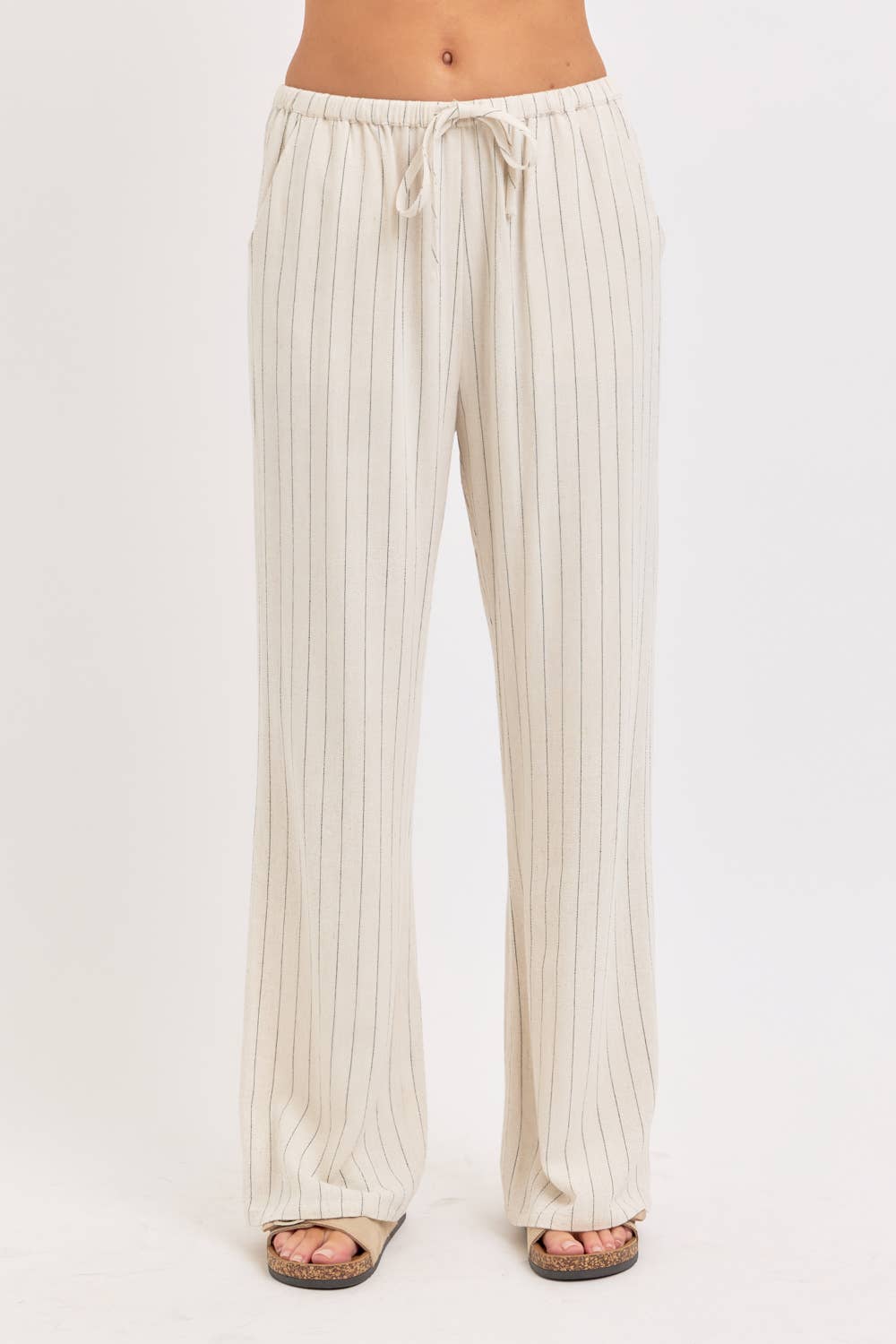 Resort Ready Striped Linen Pant