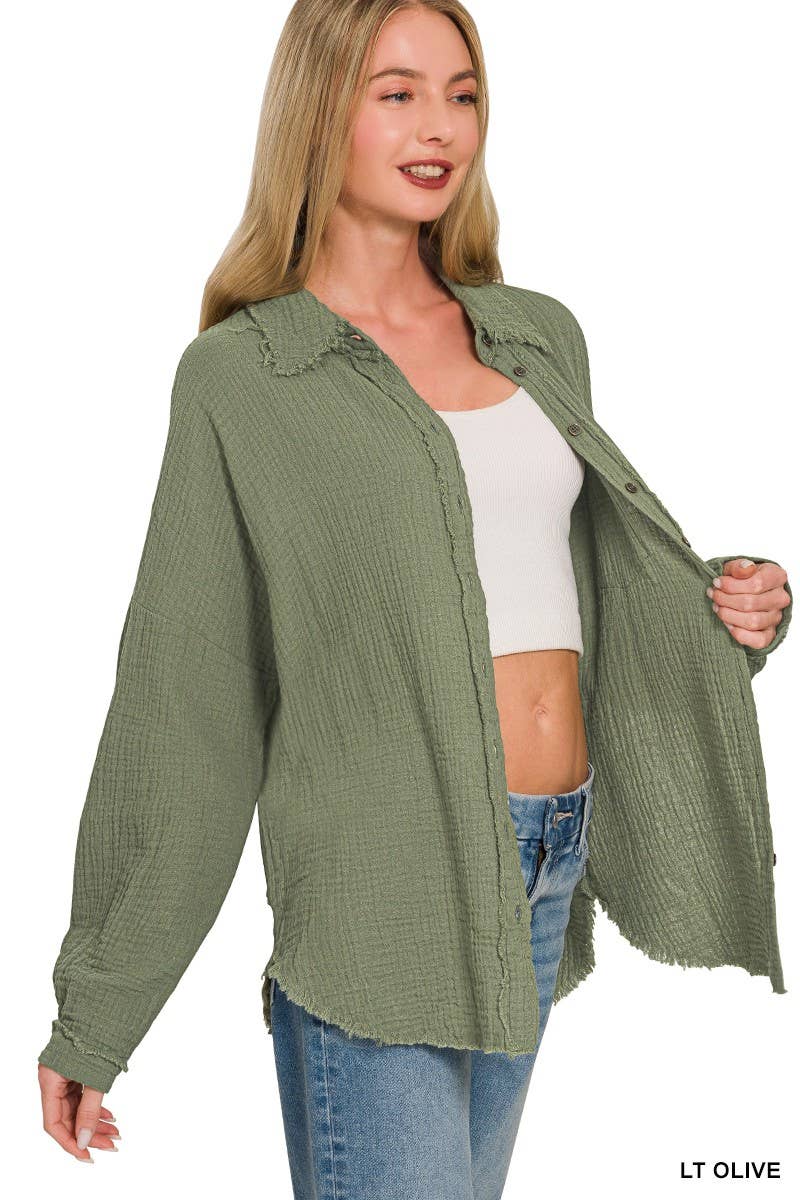 Gauze Long Sleeve