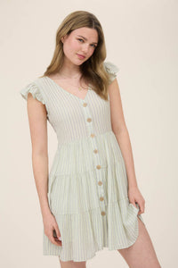 Sandy Shore Button Dress